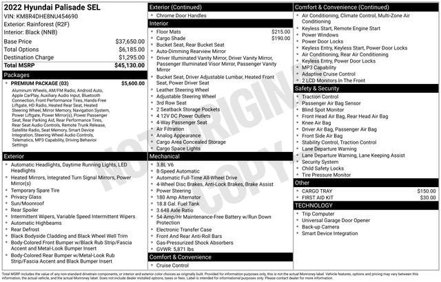 2022 Hyundai Palisade SEL