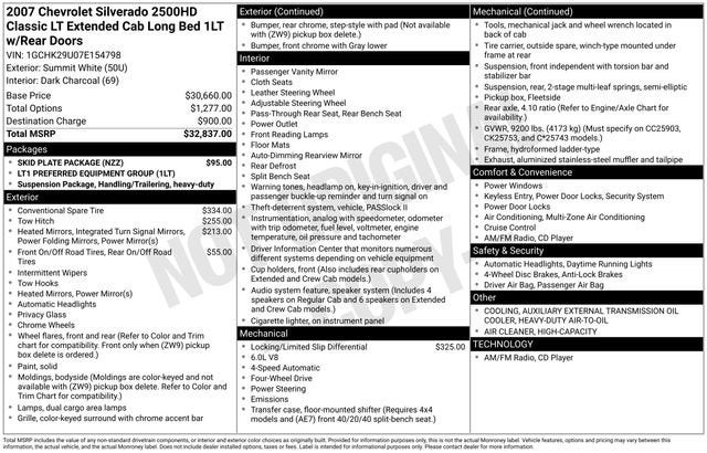 2007 Chevrolet Silverado 2500 HD LT1