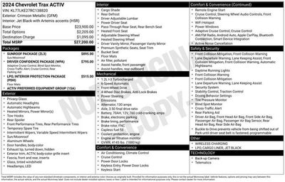 2024 Chevrolet Trax ACTIV