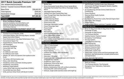 2017 Buick Cascada Premium
